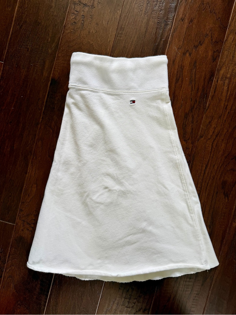 Tommy Hilfiger White  A-Line Skirt with Signature Logo